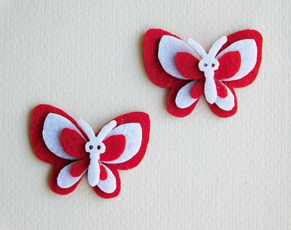 Филц - Пеперуди -  2 бр.