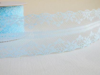 Дантела - Синьо - 1м. / 4 см