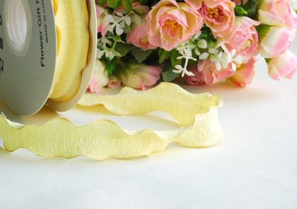 Панделка Шифон - Мед и Мляко - 8.00 м.