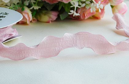 Панделка Шифон - Розово - 9.00 м.