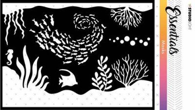 Шаблон Under the ocean- 15 х 21 см.