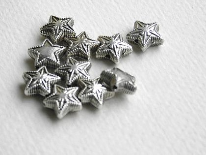 Звездички за нанизване - 10 бр.