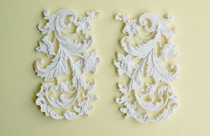 Орнаменти Симетрични - 2 бр. - 9,00 х  5,00 см