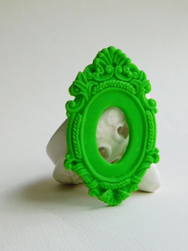 Рамка Зелено - 7,00 х 4,50 см.