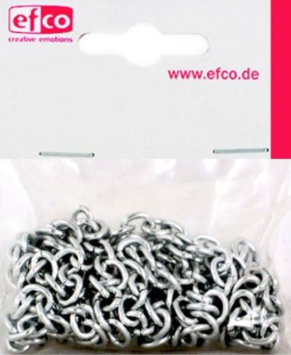 Верижка плетка „Анкер“ - Сребрист - 1м.