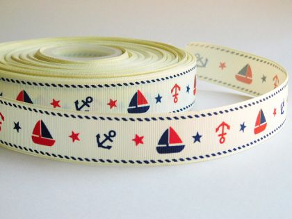 Панделка рипс - Шампанско Платноходи -  2.00 м.- 2.50