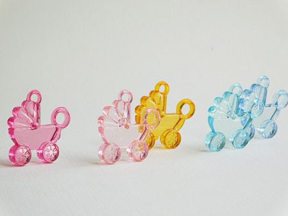 Колички - Прозрачни Микс - 5 бр