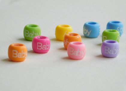 Цветни мъниста Baby- 10 бр