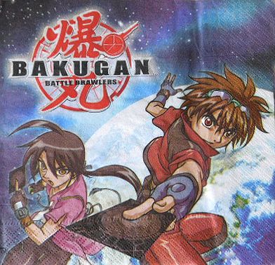Пакет Салфетки Bakugan