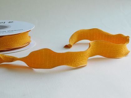 Панделка Шифон - Охра - 8.00 м.