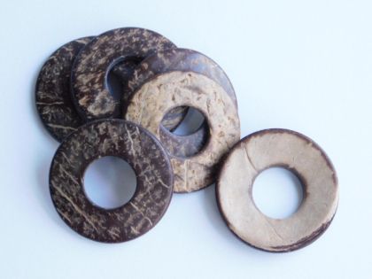 Макраме - Халка кокос - 3,00 см-  1 бр.