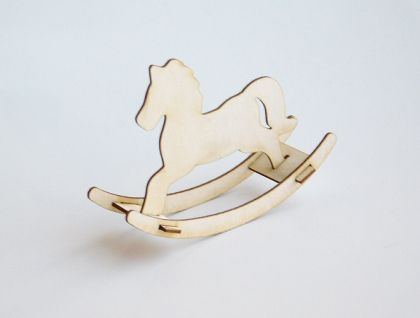 3D елементи за миниатюра - Конче люлка