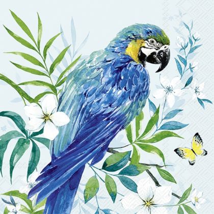 Салфетка PARROT light blue 1040549