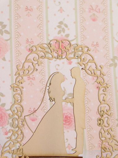 Елементи за експлодираща кутия - Арка с младоженци