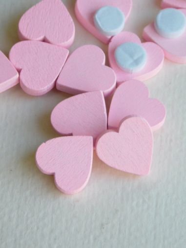 Сърце розово - 20 бр.