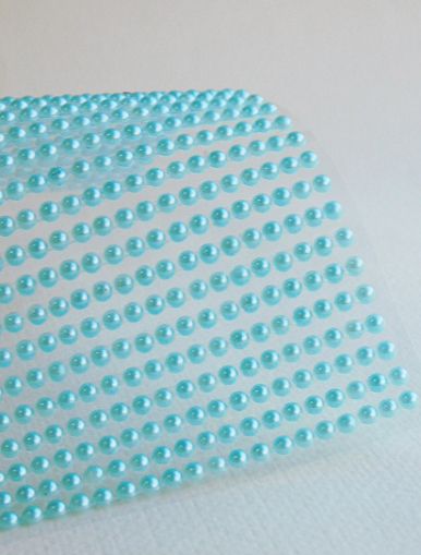 Полусферични перли - Тюркоаз - 567 бр.