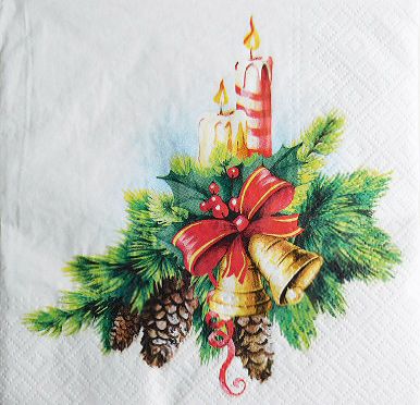 Салфетка Christmas Candle 9491340