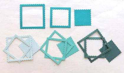 Рамки с основа -  12 елемента