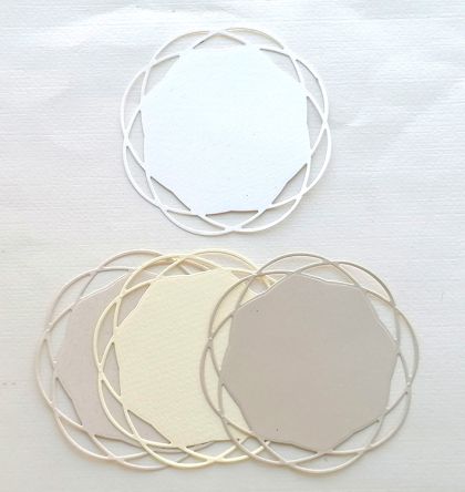 Рамки Кръгли дантели -  4 броя