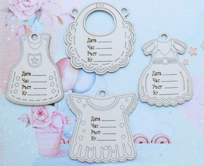 Бебешка визитка за Нея - 4 бр.