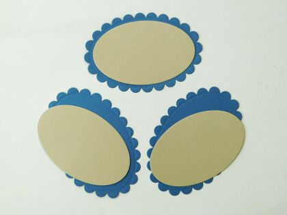 Перлени Рамки с онова -  6 елемента