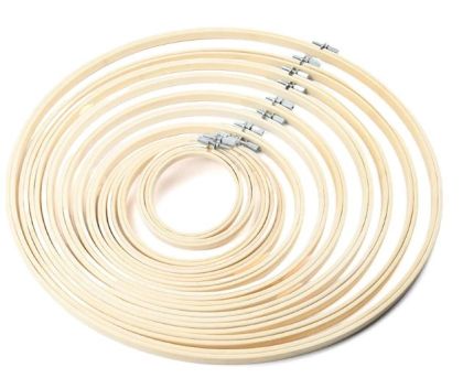 Дървен гергеф с видия  - 9,00 см