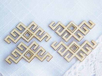 Ъгъл Етно мотиви - 4,00 х 4,00 см - 4 бр.