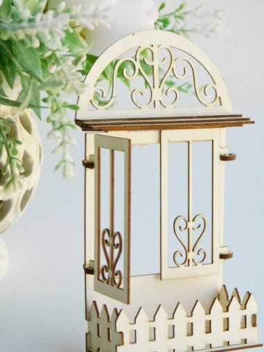 Отварящ се прозорец с балкон - 1 бр.