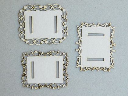 Рамка за панделка 2 см (тока) - 3 бр.