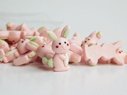 Розово зайче - 1 бр.