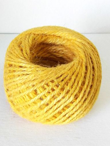 Цветен канап - Жълто - 50м.