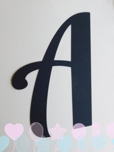 Букви за банер - А - 1 бр.