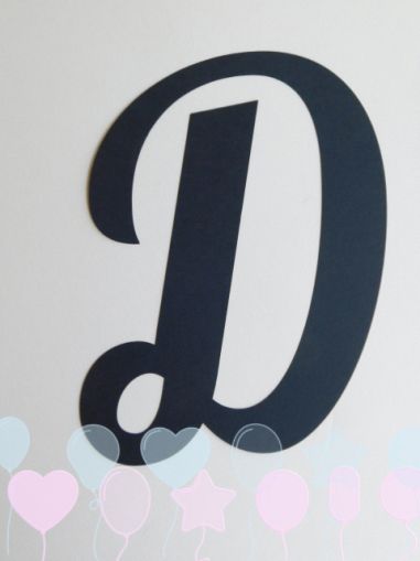 Букви за банер - Д - 1 бр.