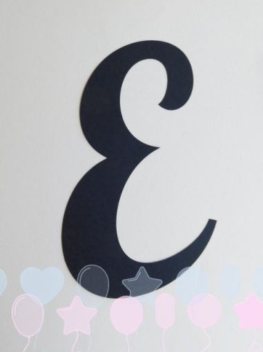 Букви за банер - Е - 1 бр.