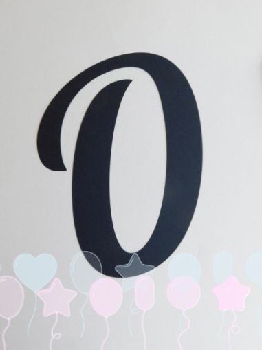 Букви за банер - О - 1 бр.