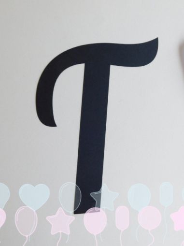 Букви за банер - Т - 1 бр.