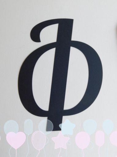 Букви за банер - Ф - 1 бр.