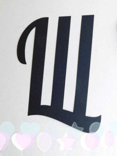 Букви за банер - Щ - 1 бр.