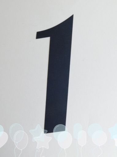 Цифра за банер - 1 - 1 бр.