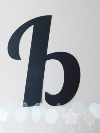 Букви за банер - Ь - 1 бр.