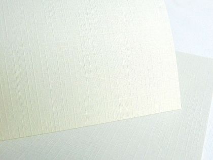 Перлен ленен картон - White Gold - А5 - 10 листа