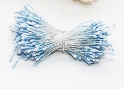 Тичинки мат - Светло синьо - 100 бр.