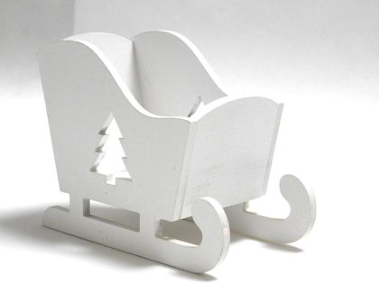 Шейна  - Бяла - 12,00 х 6,50 х 9,00 см