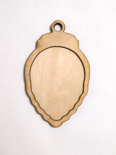 Основа за декорация - Шишарка - 2 части 