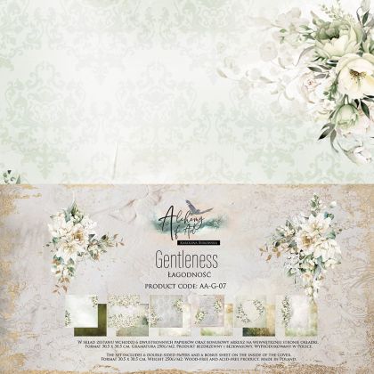 Комплект дизайнерска хартия - Gentleness - 6 двустранни листа