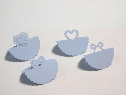 Таг табелка - Синьо - 4 бр.