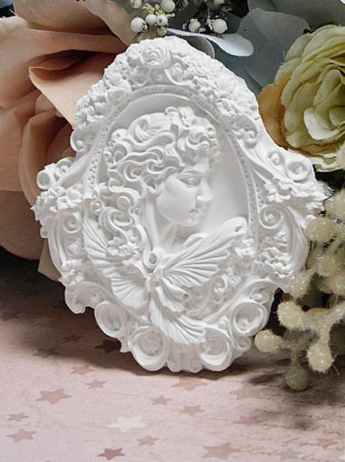 Рамка Елипса с камеа Дама - 1 бр.