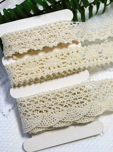 Памучна дантела - Микс Крем - 3 м.