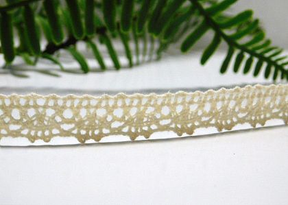 Памучна дантела - Крем - 1 м. / 1,50 см