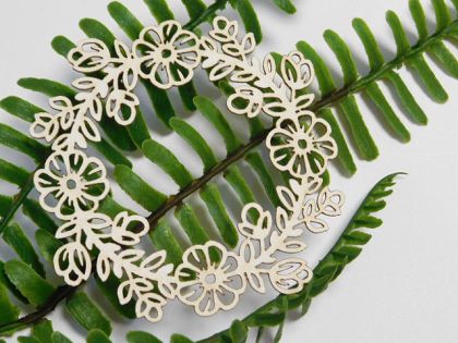 Рамка  Цветя кръгла - 3 размера 